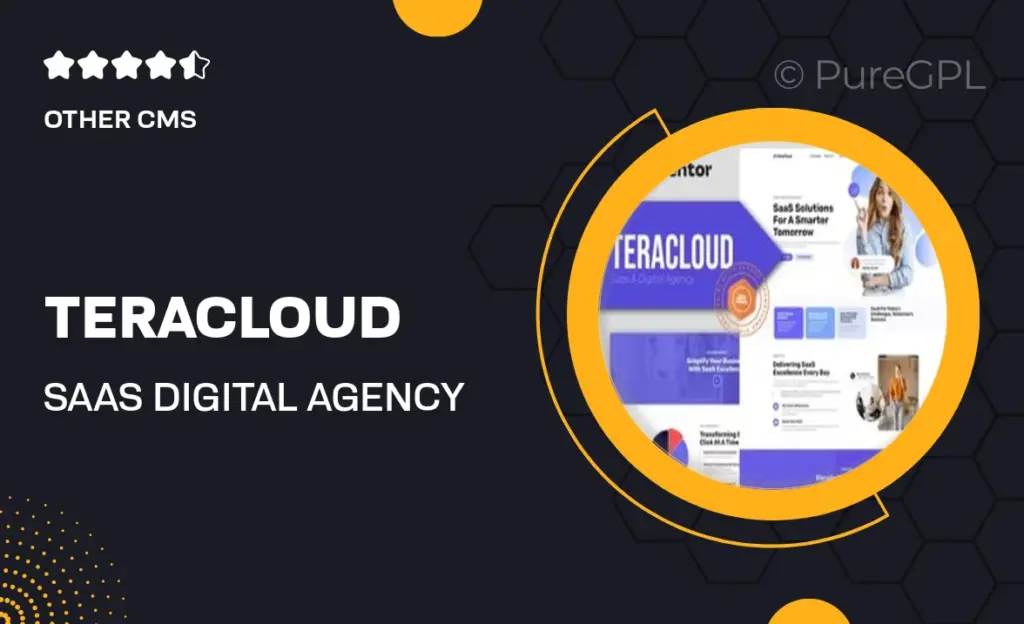 Teracloud – Saas & Digital Agency Elementor Template Kit 2 Teracloud – Saas & Digital Agency Elementor Template Kit