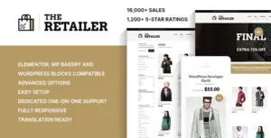 The Retailer – eCommerce WordPress Theme for WooCommerce