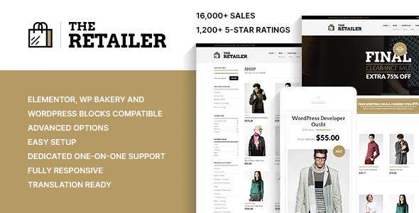 The Retailer – eCommerce WordPress Theme for WooCommerce