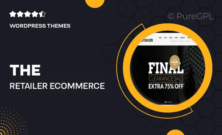 the retailer ecommerce wordpress theme for woocommerce
