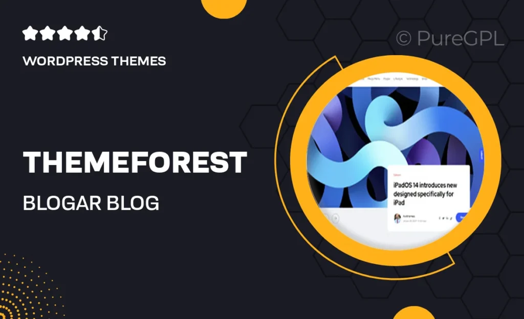 Themeforest | Blogar – Blog Magazine