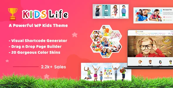 themeforest kids life children school 1