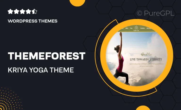 themeforest kriya yoga theme