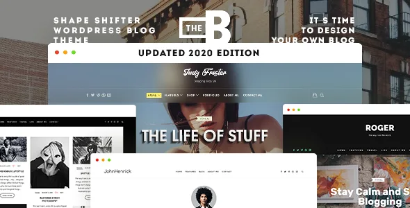 themeforest theblogger wordpress theme 1