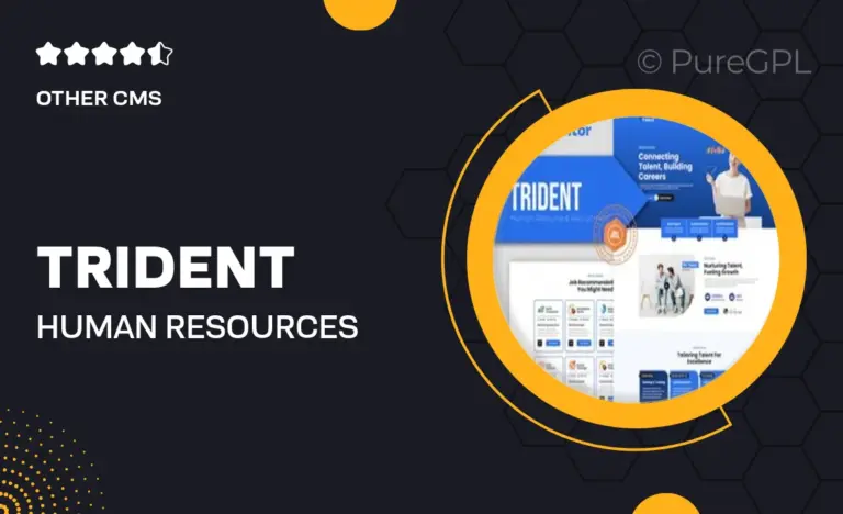 trident human resources recruitment agency elementor template kit