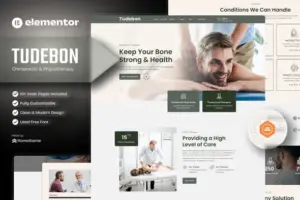 Tudebon – Chiropractic & Physiotherapy Elementor Template Kit
