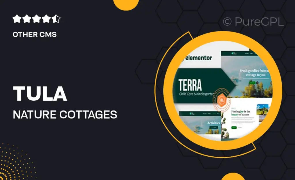 Tula – Nature Cottages Elementor Template Kit 37 Tula – Nature Cottages Elementor Template Kit