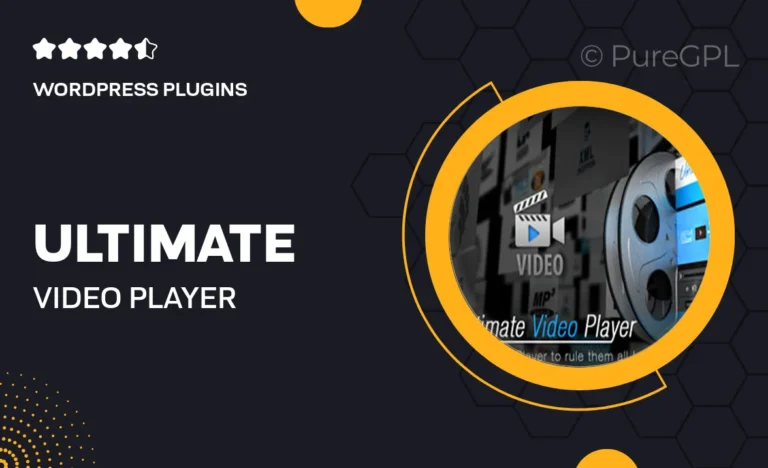 ultimate video player wordpress woocommerce plugin