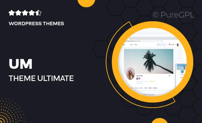 um theme ultimate member theme
