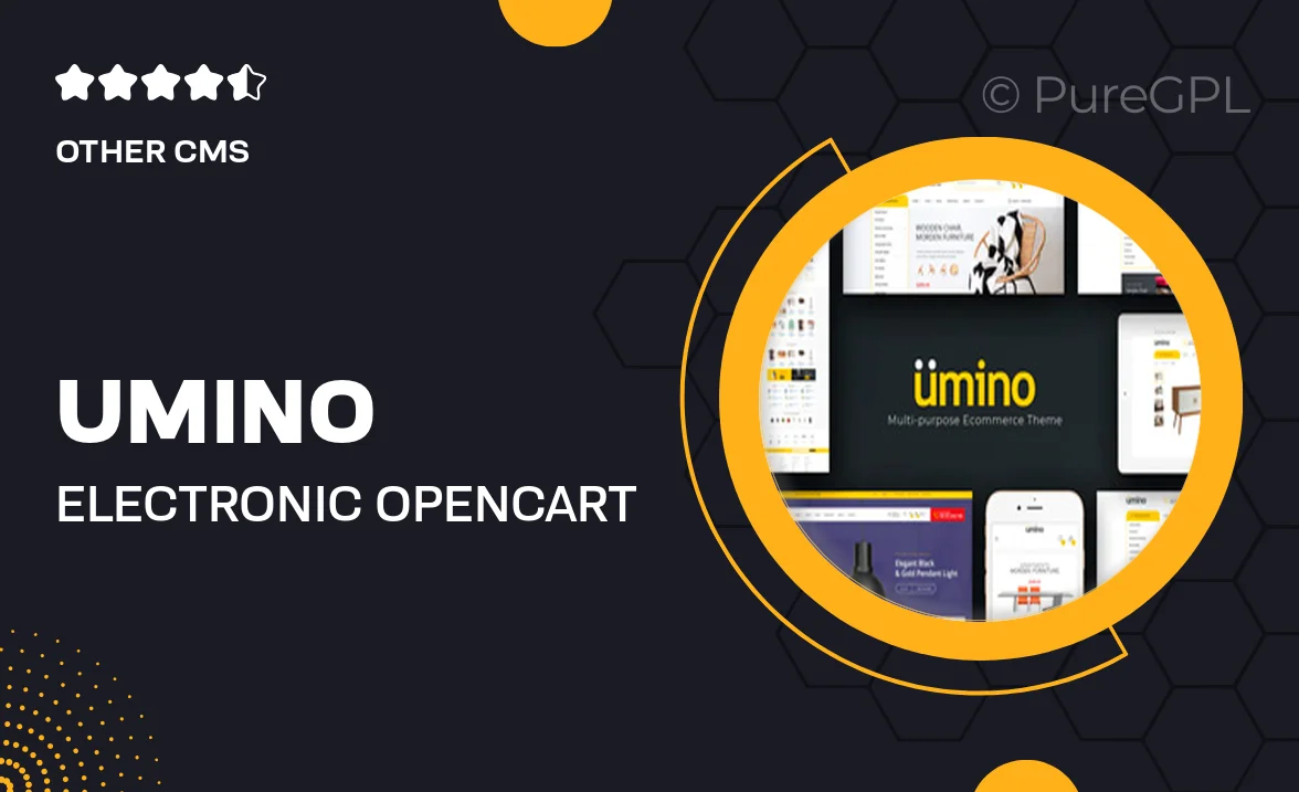 Umino – Electronic OpenCart Theme