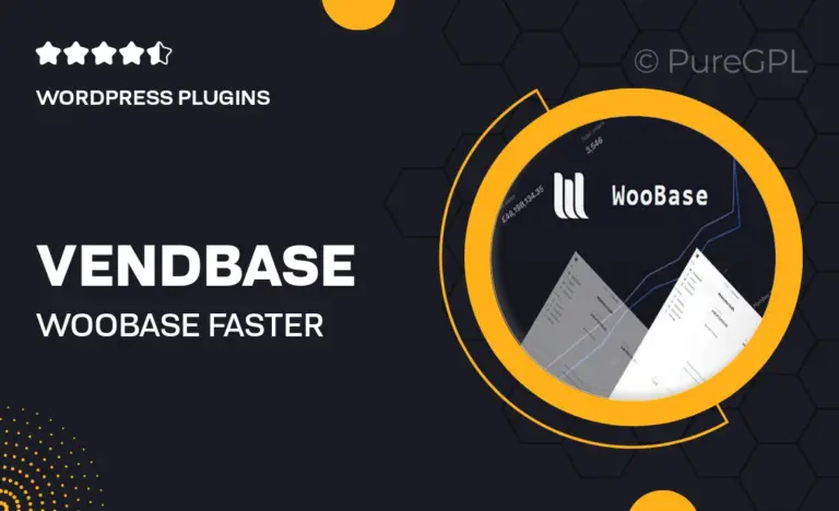 vendbase woobase faster smarter secure woocommerce management
