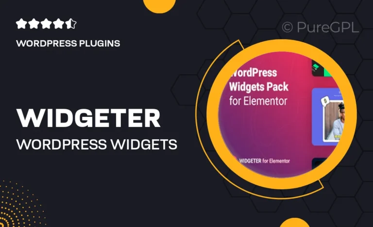 widgeter wordpress widgets pack for elementor