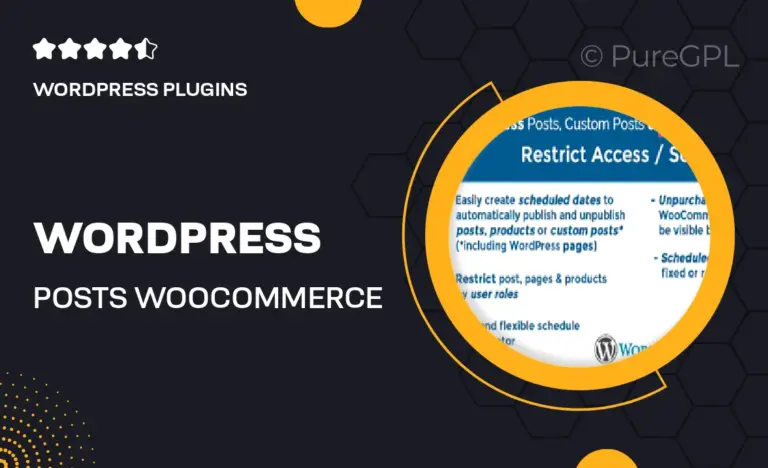 wordpress posts woocommerce products scheduler restrict access