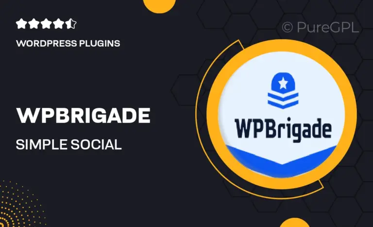 wpbrigade simple social buttons pro
