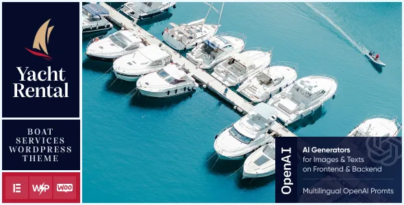 yacht rental boat services wordpress theme 1