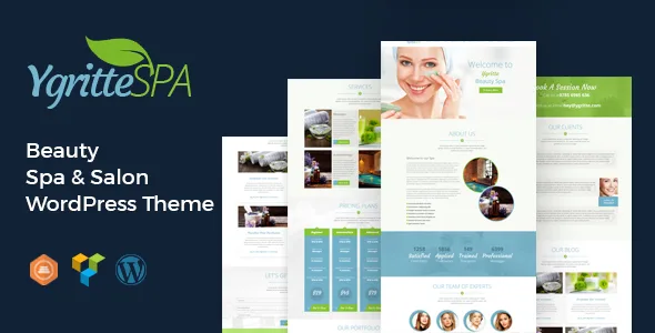 ygritte spa beauty salon wordpress theme 1