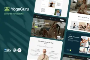 YogaGuru – Yoga Teacher & Studio Elementor Template Kit