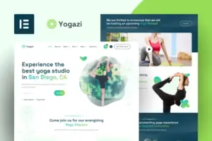 Yogazi – Yoga Studio Elementor Template Kit