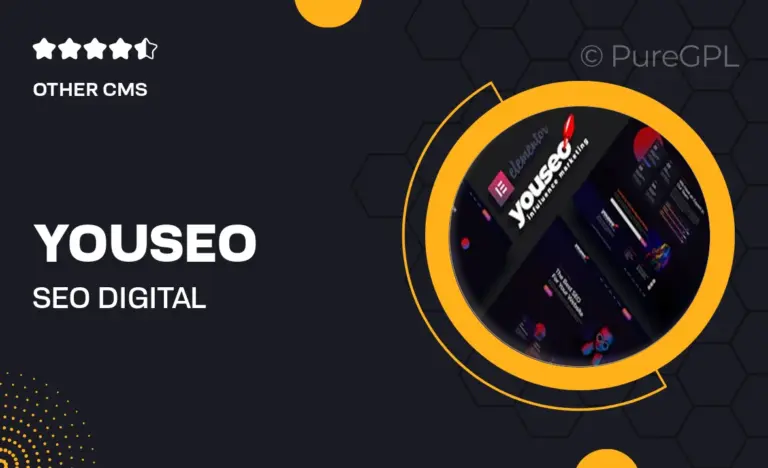youseo seo digital creative agency elementor template kit