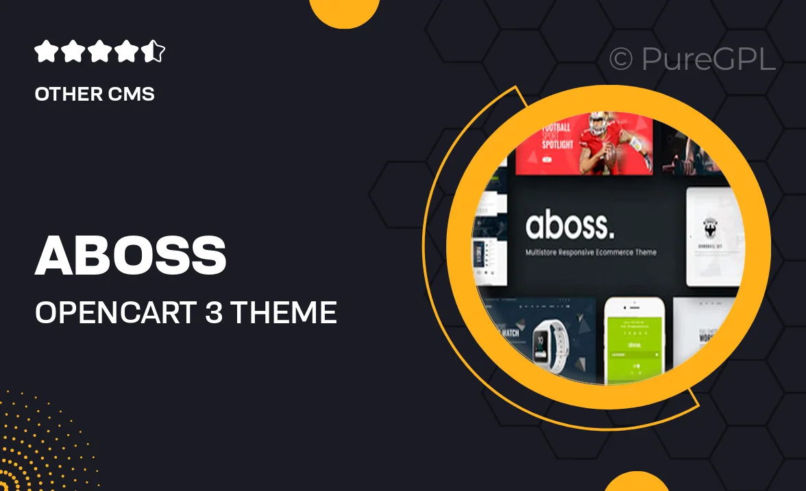 Aboss – OpenCart 3 Theme for Sport Shop