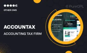 Accountax – Accounting Tax Firm Elementor Template Kit