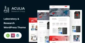 Aculia – Laboratory & Research WordPress Theme