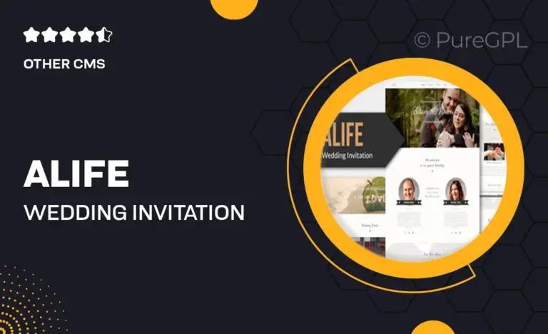 alife wedding invitation muse template yr