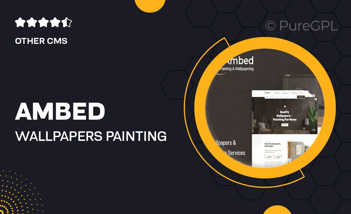 Ambed – Wallpapers & Painting Services HTML Template