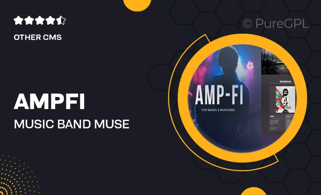 Amp-fi / Music Band Muse Template for Musicians 59 Amp-fi / Music Band Muse Template for Musicians