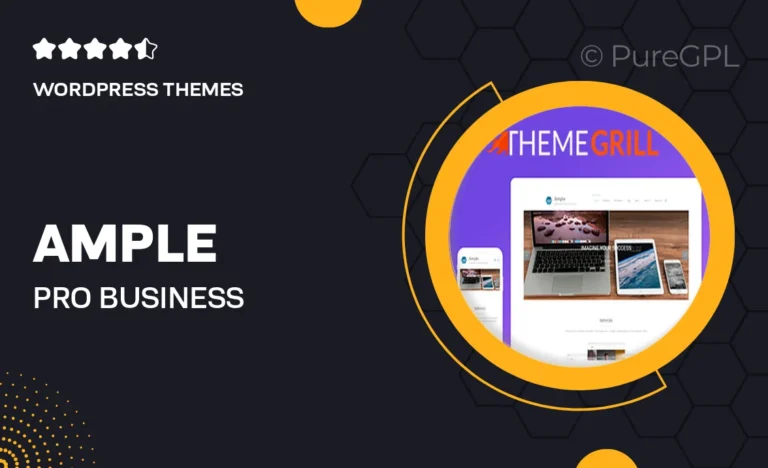 ample pro business portfolio wordpress theme