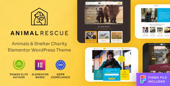 Animal Rescue – Shelter Charity WordPress Theme