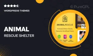 Animal Rescue – Shelter Charity WordPress Theme