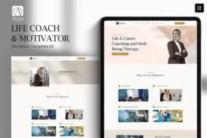 Anna – Life Coach & Motivator Elementor Template Kit