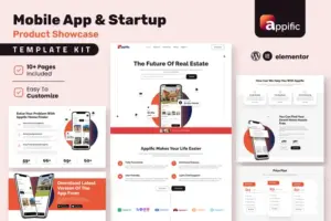 Appific – App Showcase Elementor Template Kit