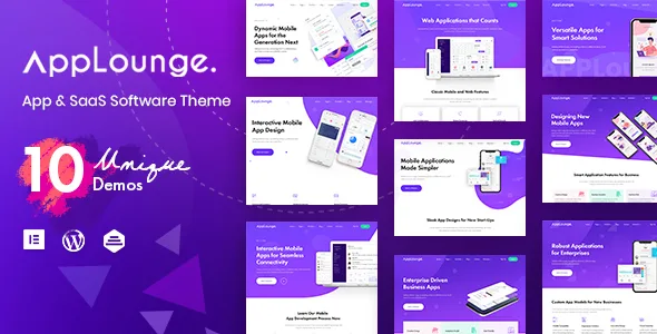 applounge multipurpose saas wordpress theme 1