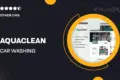 AquaClean – Car Washing & Cleaning Services Elementor Template Kit