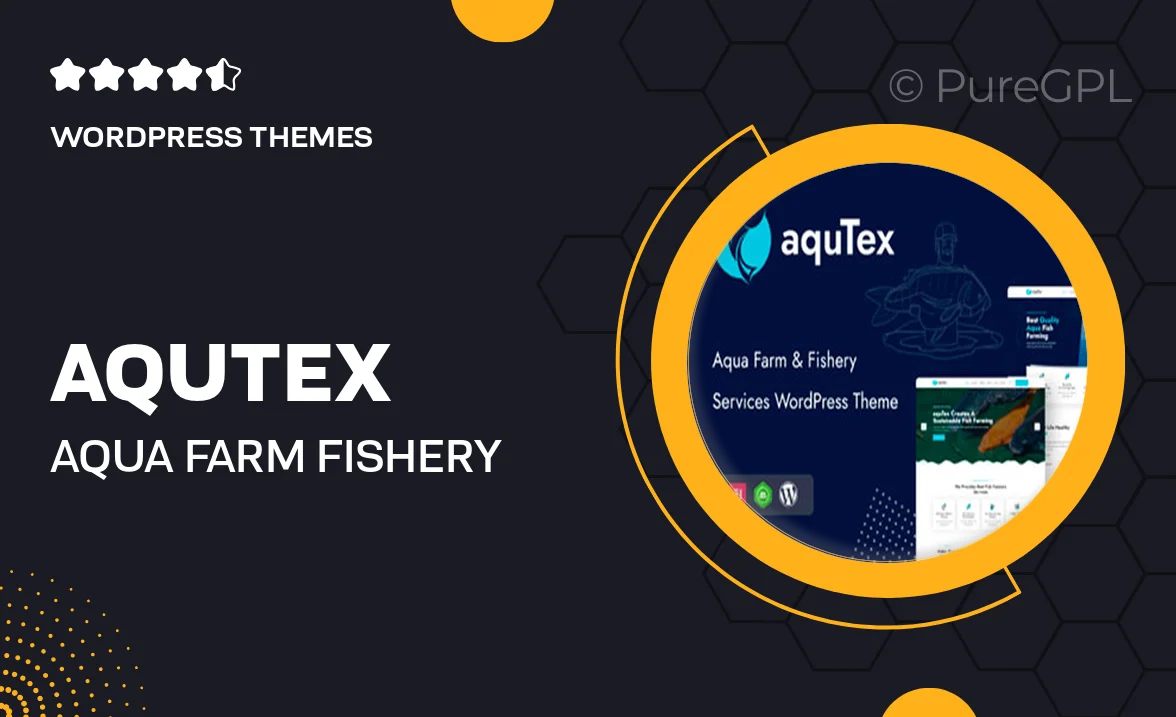 Aqutex – Aqua Farm & Fishery Services WordPress Theme + RTL