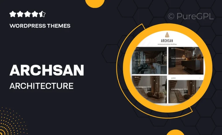 archsan architecture architect wordpress theme