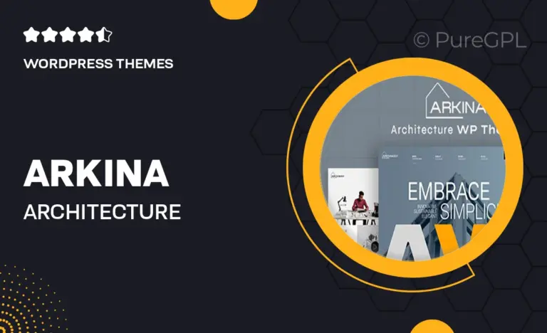 arkina architecture wordpress theme