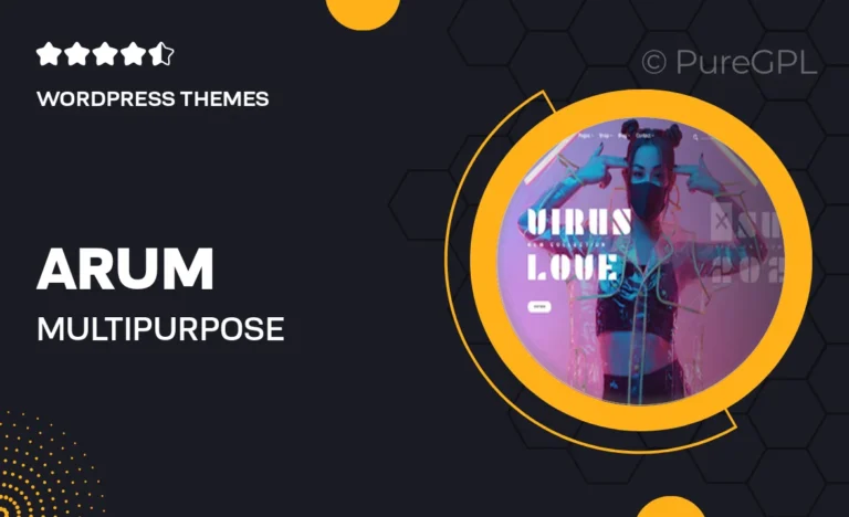 arum multipurpose woocommerce theme