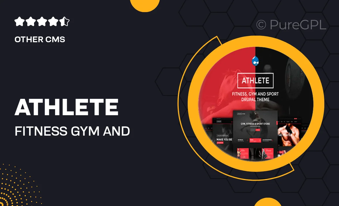 Athlete – Fitness, Gym and Sport Drupal theme