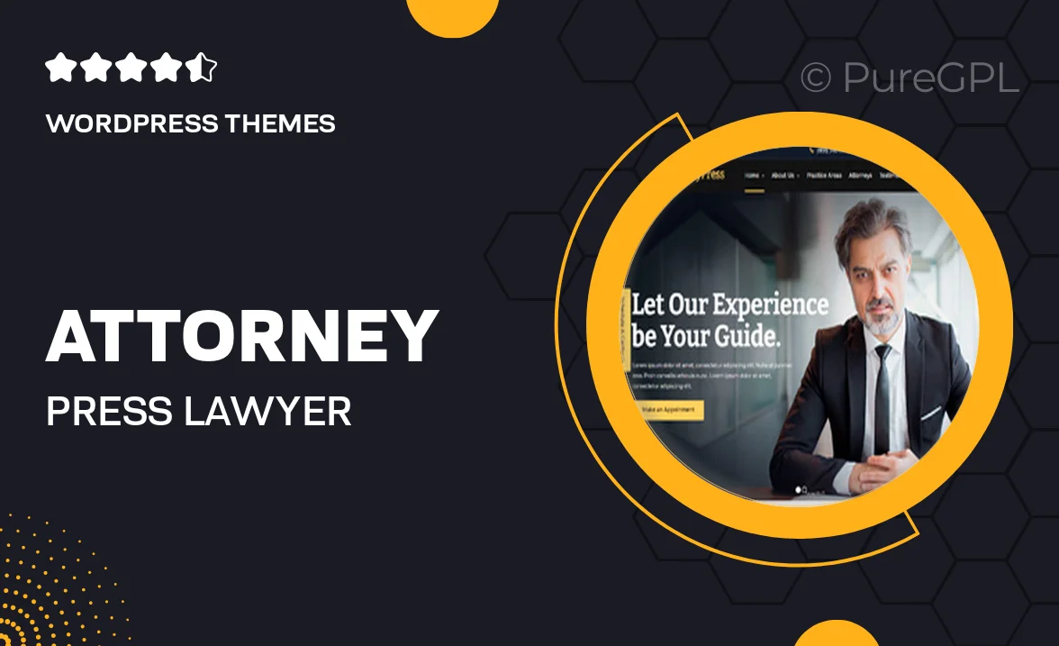 Attorney Press – Lawyer WordPress Theme