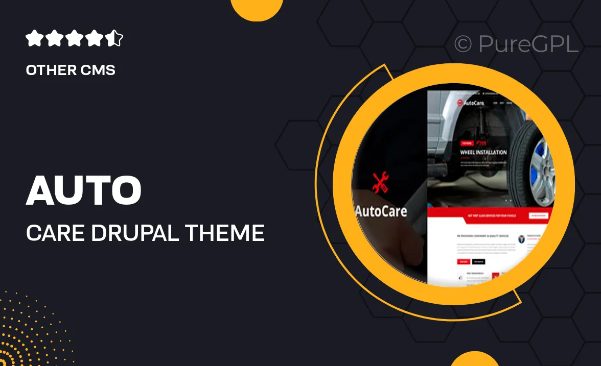 Auto Care – Drupal Theme For Car Mechanic