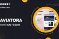 Aviatora – Aviation & Flight School Elementor Pro Template Kit