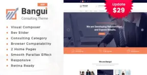 Bangui – Business Consulting WordPress theme