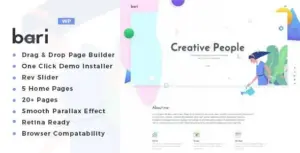 Bari – Portfolio & SEO / Digital Agency WordPress Theme
