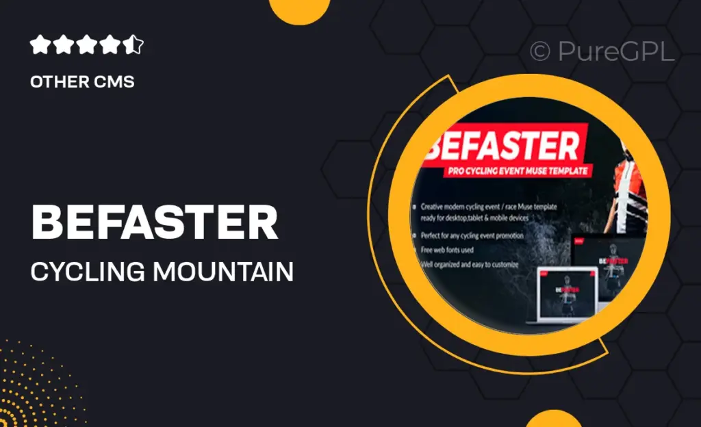 BeFaster – Cycling Mountain Bike Event Muse Website 33 BeFaster – Cycling Mountain Bike Event Muse Website