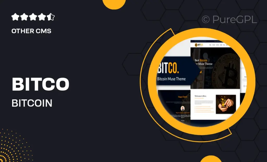 Bitco – Bitcoin, Cryptocurrency Muse Template YR 5 Bitco – Bitcoin, Cryptocurrency Muse Template YR