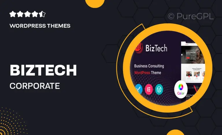 biztech corporate consulting business wordpress theme rtl 1