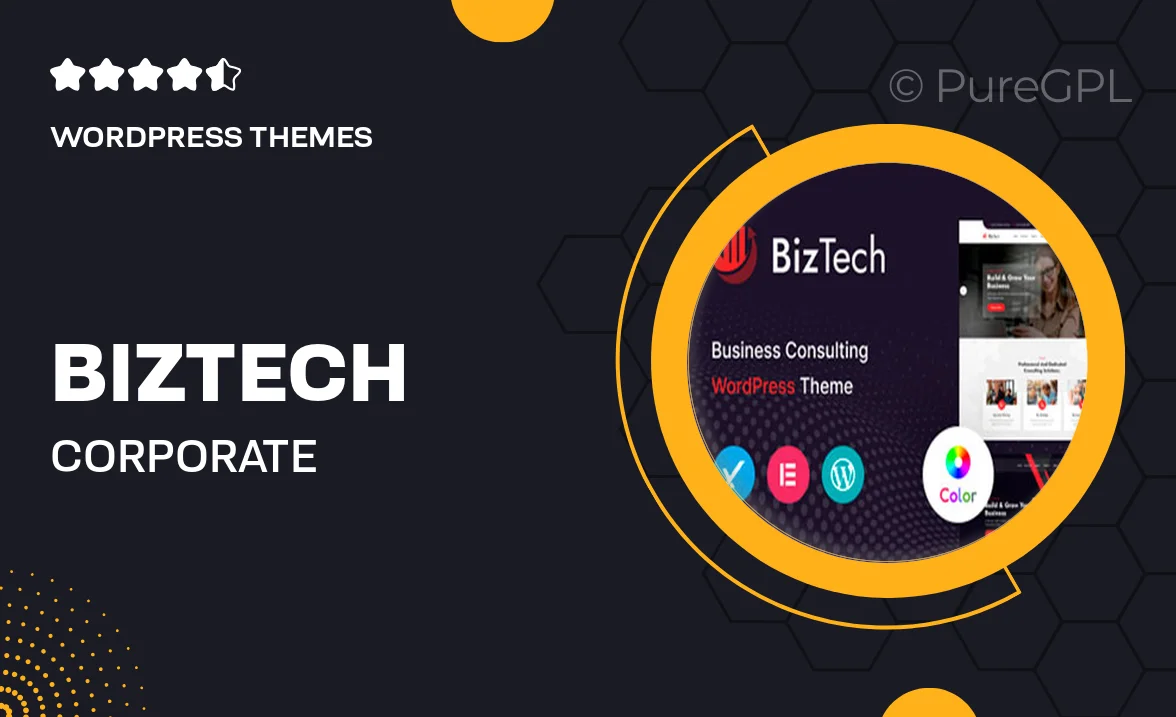 Biztech – Corporate & Consulting Business WordPress Theme + RTL